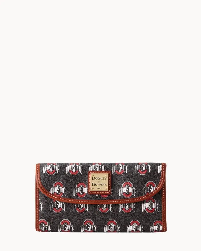 Collegiate Ohio State University Continental Clutch Ohio State Women Dooney and Bourke Wallets