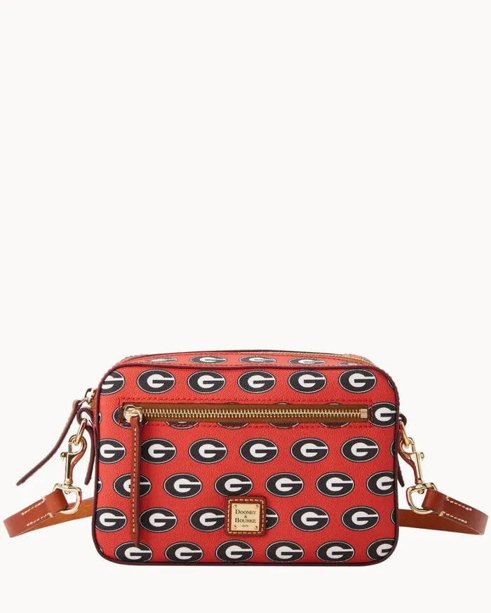 Collegiate University Of Georgia Camera Zip Crossbody U Of Georgia Women Dooney and Bourke Crossbodies Collegiate University Of Georgia Camera Zip Crossbody U Of Georgia Women Dooney and Bourke Crossbodies
