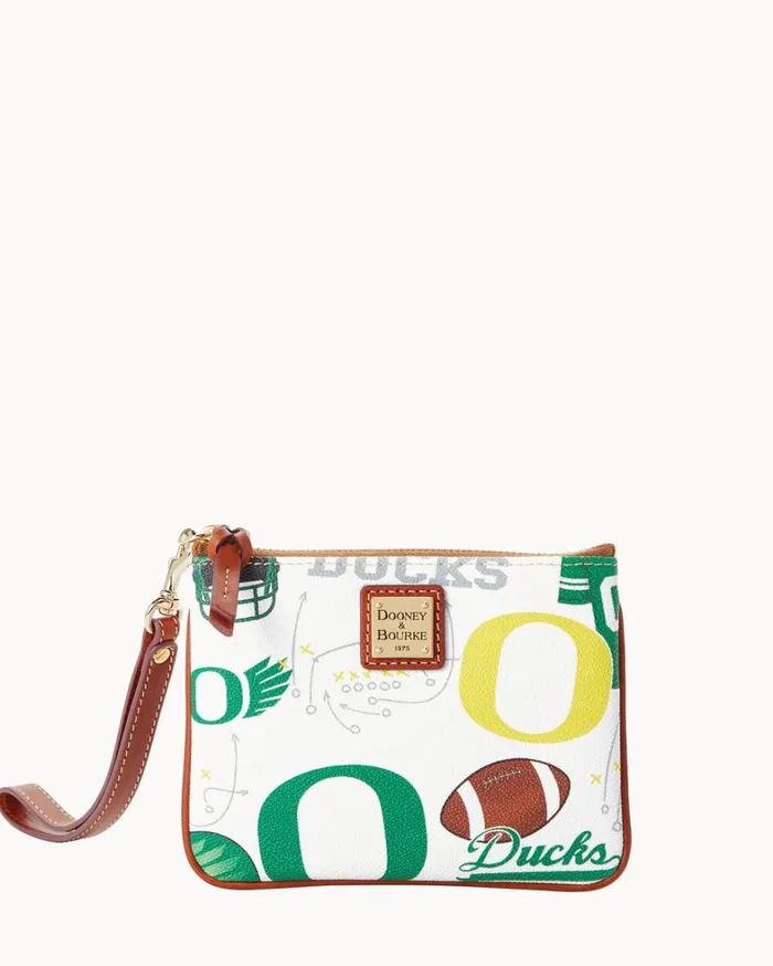 Collegiate University Of Oregon Stadium Wristlet Oregon Women Dooney and Bourke Wallets