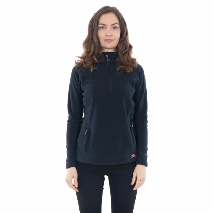 Commotion 12 Zip Fleece Navy Women Trespass Fleece