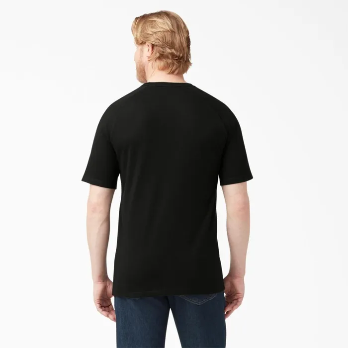 Cooling Short Sleeve Pocket TShirt Black Black bk Men Dickies Hi Vis Cooling Short Sleeve Pocket TShirt Black Black bk Men Dickies Hi Vis