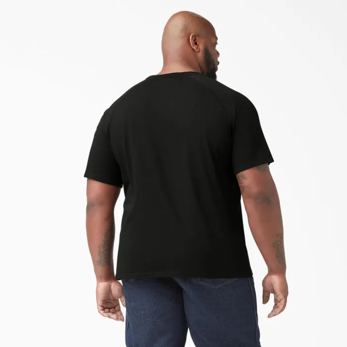 Cooling Short Sleeve Pocket TShirt Black Black bk Men Dickies Hi Vis Cooling Short Sleeve Pocket TShirt Black Black bk Men Dickies Hi Vis