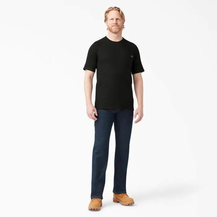Cooling Short Sleeve Pocket TShirt Black Black bk Men Dickies Hi Vis Cooling Short Sleeve Pocket TShirt Black Black bk Men Dickies Hi Vis