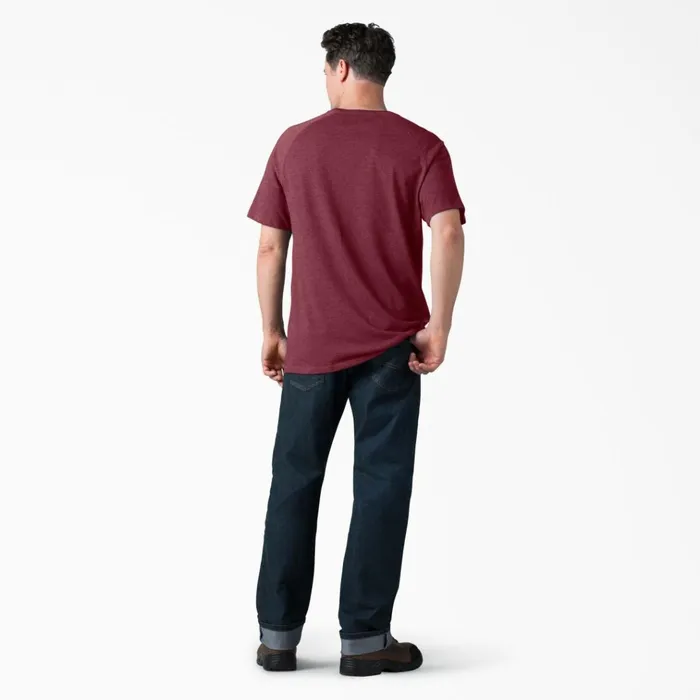 Cooling Short Sleeve Pocket TShirt Burgundy Heather Burgundy Heather byh Men Dickies Hi Vis Cooling Short Sleeve Pocket TShirt Burgundy Heather Burgundy Heather byh Men Dickies Hi Vis