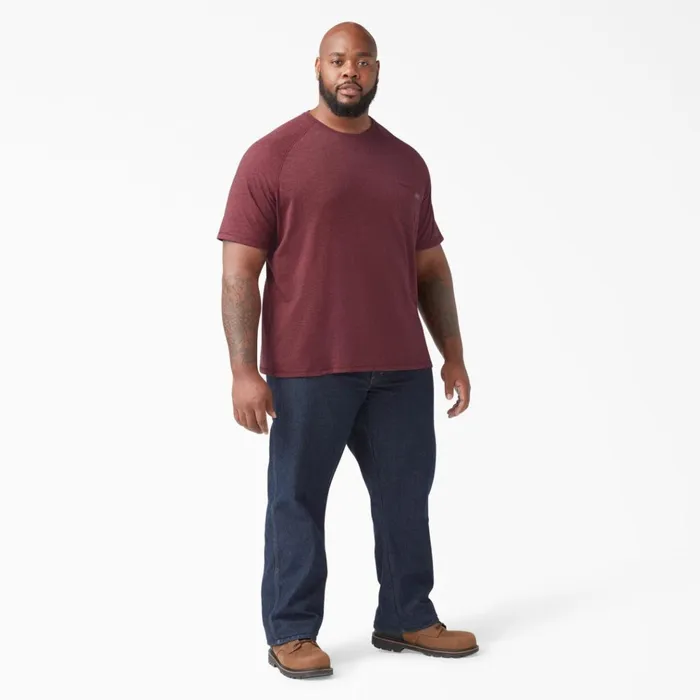Cooling Short Sleeve Pocket TShirt Burgundy Heather Burgundy Heather byh Men Dickies Hi Vis Cooling Short Sleeve Pocket TShirt Burgundy Heather Burgundy Heather byh Men Dickies Hi Vis