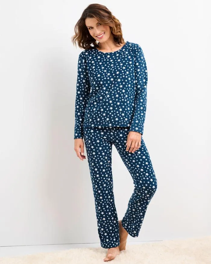 Cotton Traders Fleece Fleece Pyjama Set 8211 Women