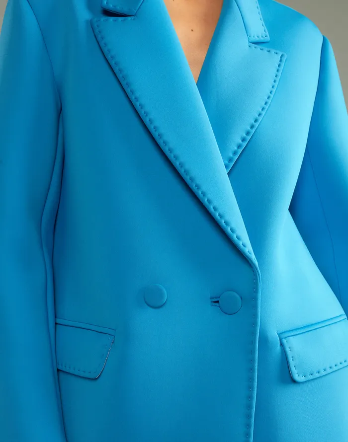 Cynthia Rowley Bonded Pick Stitch Jacket Women Jackets and Coats Cynthia Rowley Bonded Pick Stitch Jacket Women Jackets and Coats