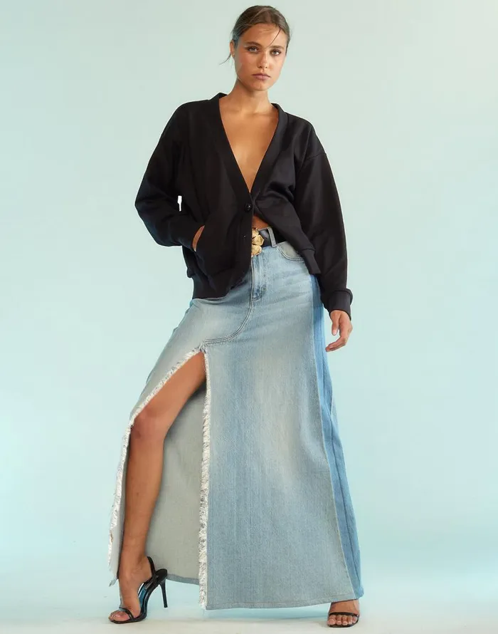 Cynthia Rowley Kyla Denim Skirt Women Bottoms Cynthia Rowley Kyla Denim Skirt Women Bottoms