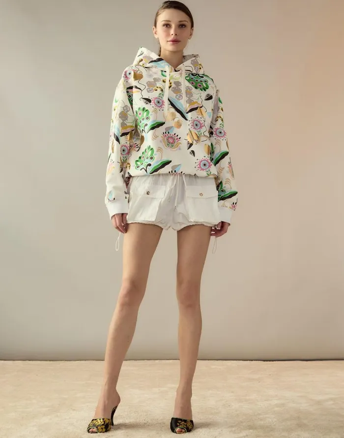 Cynthia Rowley Nylon Cargo Shorts Women Bottoms Cynthia Rowley Nylon Cargo Shorts Women Bottoms