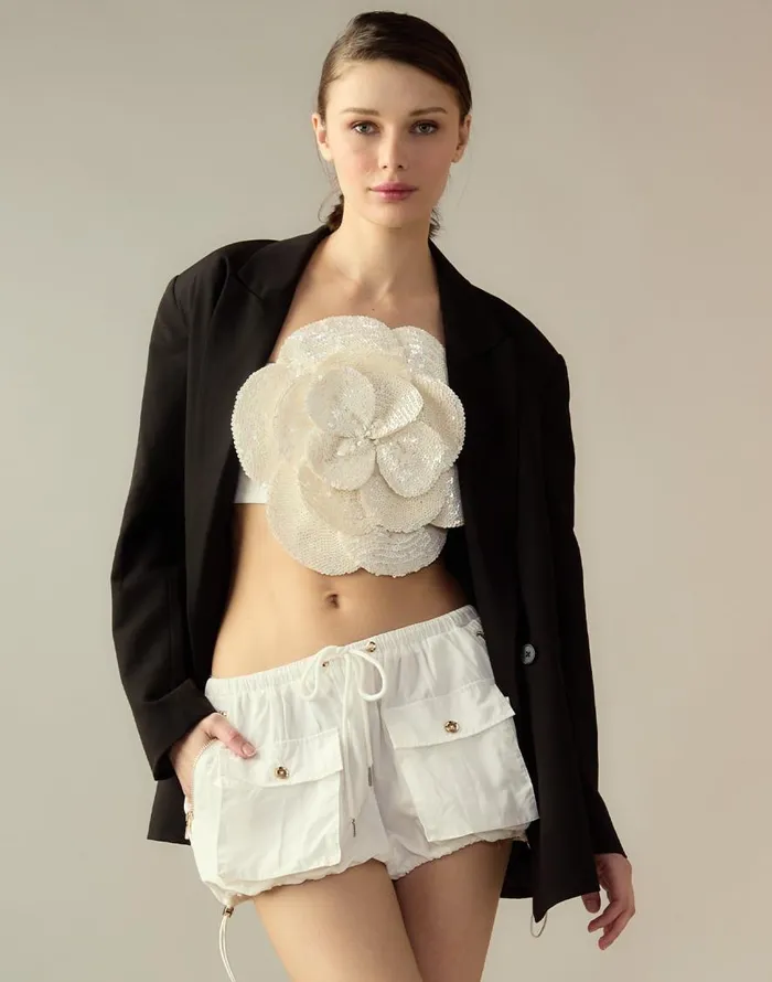 Cynthia Rowley Nylon Cargo Shorts Women Bottoms Cynthia Rowley Nylon Cargo Shorts Women Bottoms