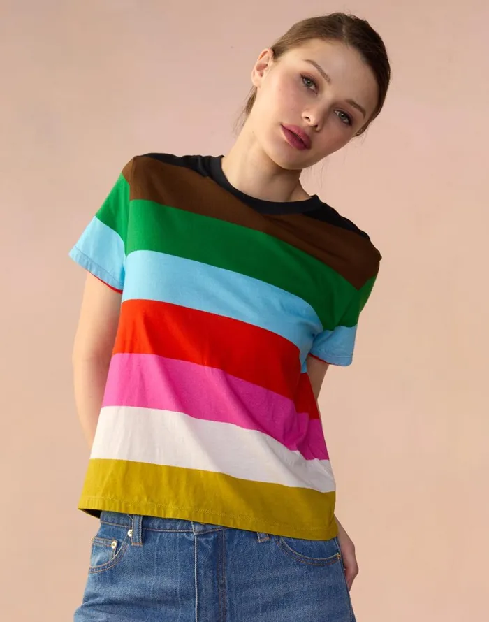 Cynthia Rowley Striped Tee Women Tops Cynthia Rowley Striped Tee Women Tops
