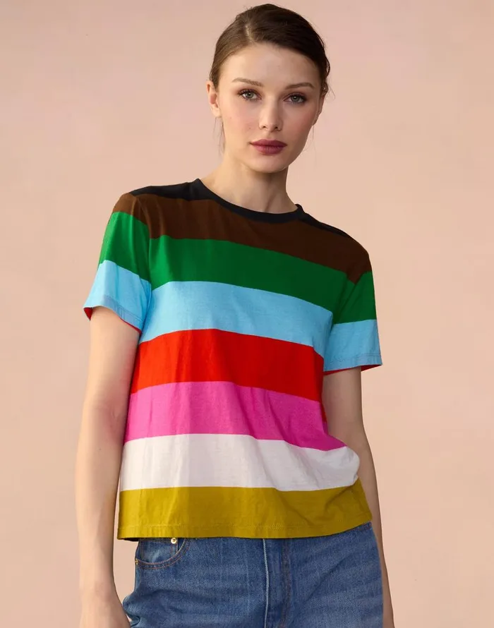Cynthia Rowley Striped Tee Women Tops Cynthia Rowley Striped Tee Women Tops