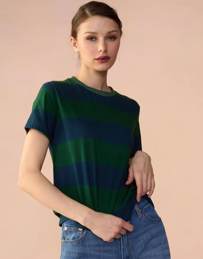 Cynthia Rowley Striped Tee Women Tops Cynthia Rowley Striped Tee Women Tops
