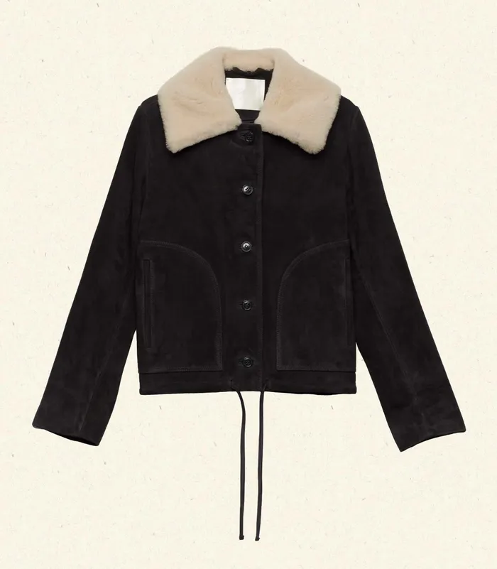 DEN Coats and Jackets Women Turner Suede Jacket Black DEN Coats and Jackets Women Turner Suede Jacket Black