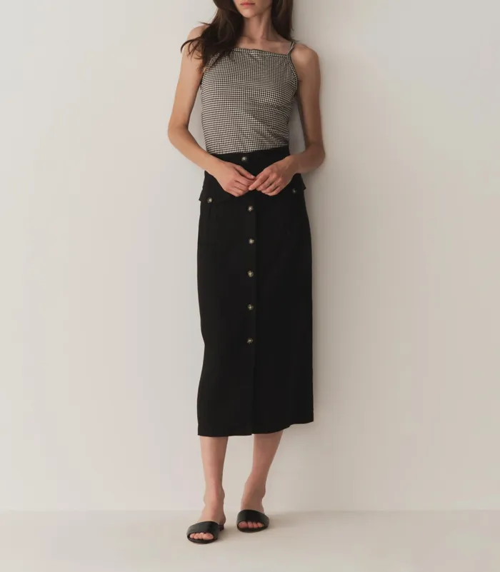 DEN Skirts Women Lourdes Skirt Black DEN Skirts Women Lourdes Skirt Black