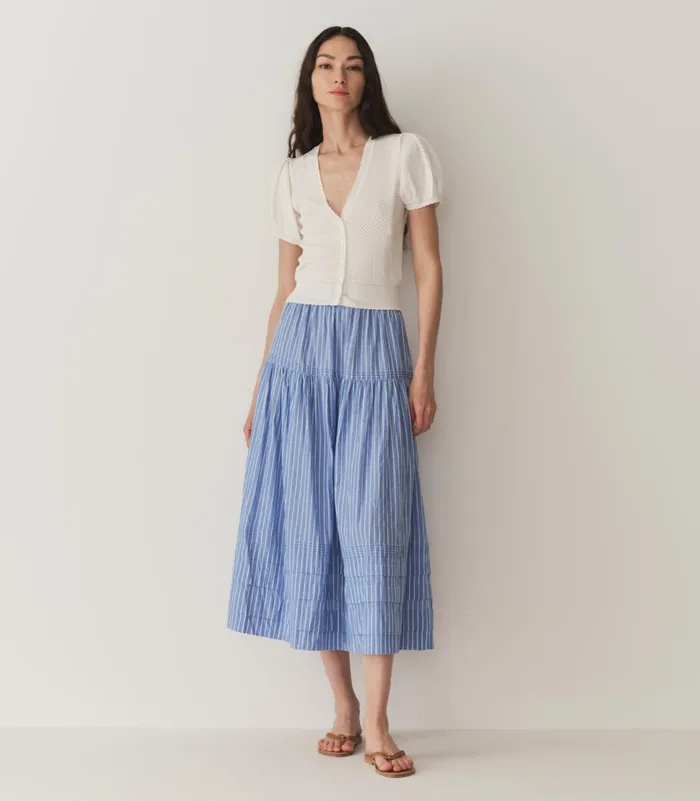 DEN Skirts Women Sebastiane Skirt Deauville Stripe DEN Skirts Women Sebastiane Skirt Deauville Stripe