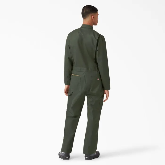 Deluxe Blended Long Sleeve Coveralls Olive Green Olive Green og Men Dickies Coveralls Deluxe Blended Long Sleeve Coveralls Olive Green Olive Green og Men Dickies Coveralls