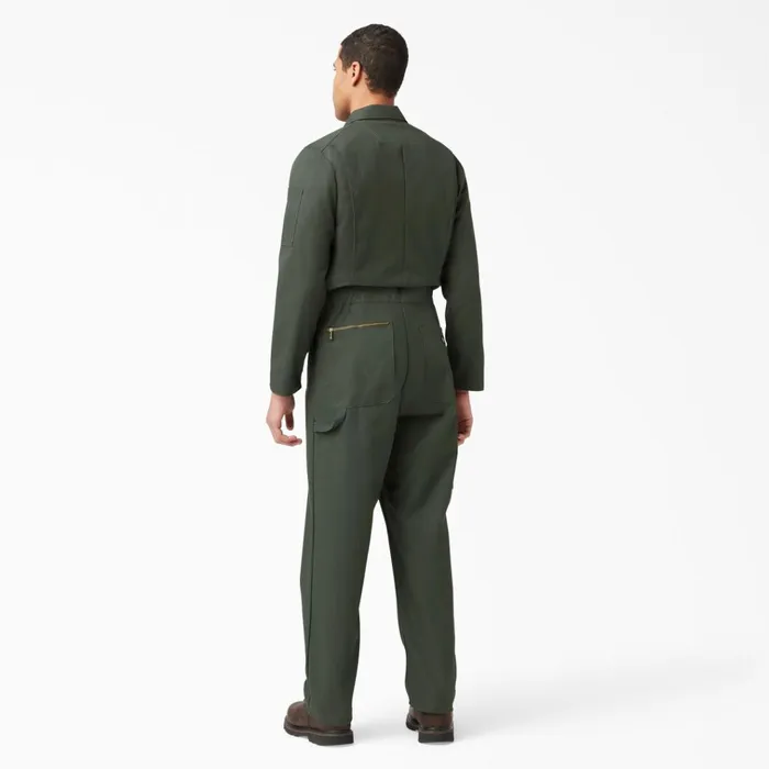 Deluxe Blended Long Sleeve Coveralls Olive Green Olive Green og Men Dickies Coveralls Deluxe Blended Long Sleeve Coveralls Olive Green Olive Green og Men Dickies Coveralls