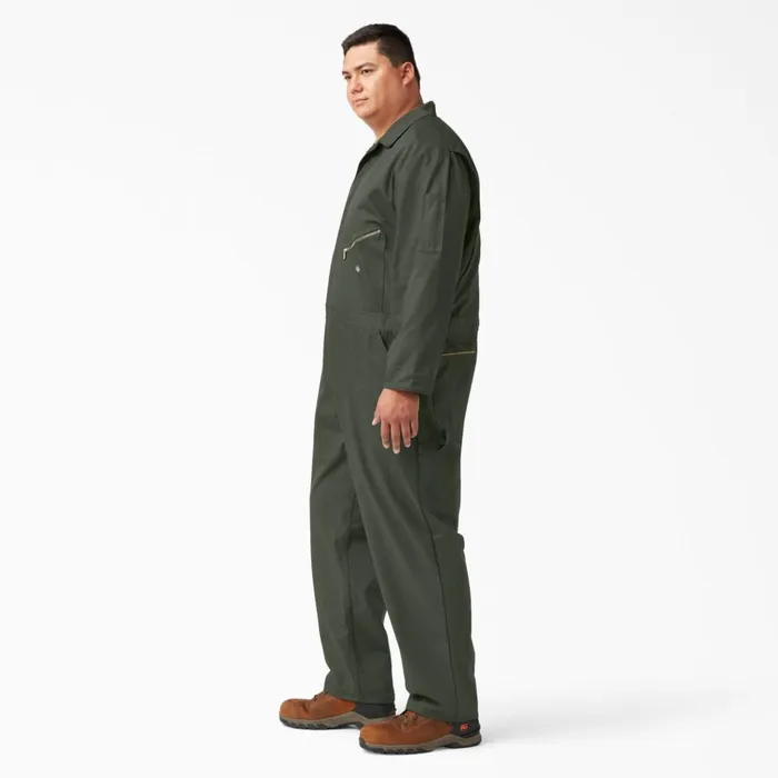 Deluxe Blended Long Sleeve Coveralls Olive Green Olive Green og Men Dickies Coveralls Deluxe Blended Long Sleeve Coveralls Olive Green Olive Green og Men Dickies Coveralls