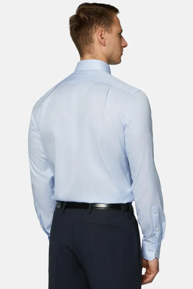 Dress Shirts Men Boggi Milano Regular Fit Sky Blue Striped Cotton Twill Shirt Light Blu Dress Shirts Men Boggi Milano Regular Fit Sky Blue Striped Cotton Twill Shirt Light Blu