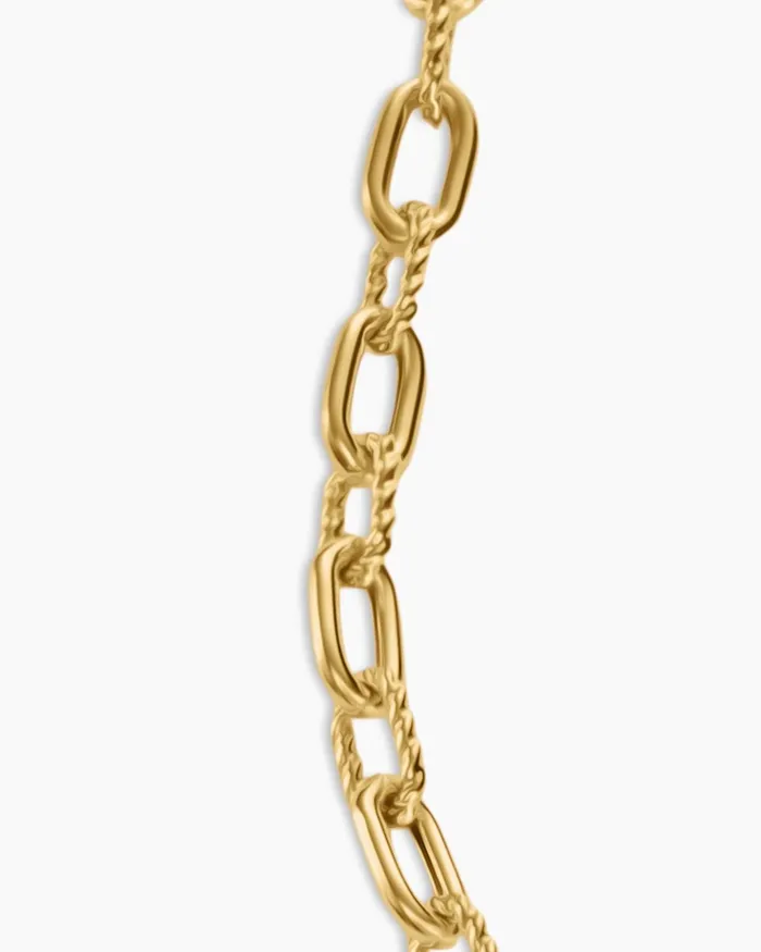 DY Madison Chain Bracelet In 18K Yellow Gold 3mm Women David Yurman Chain DY Madison Chain Bracelet In 18K Yellow Gold 3mm Women David Yurman Chain