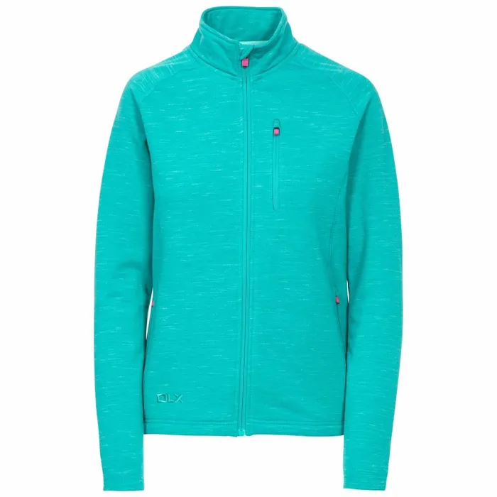 Erinn DLX Quick Dry Fleece Ocean Green Marl Women Trespass Fleece