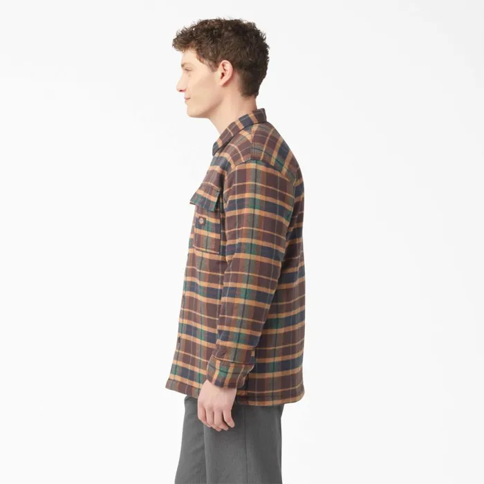 Flannel Quilted Lined Shirt Jacket Brown Gingerbread Ivy Plaid Brown Gingerbread Ivy Plaid rpg Men Dickies Shirt Jackets Flannel Quilted Lined Shirt Jacket Brown Gingerbread Ivy Plaid Brown Gingerbread Ivy Plaid rpg Men Dickies Shirt Jackets