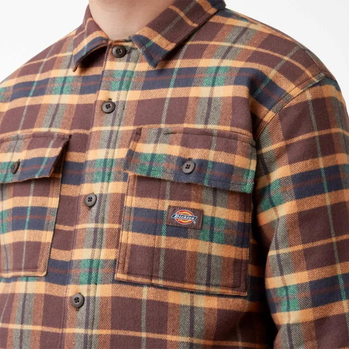 Flannel Quilted Lined Shirt Jacket Brown Gingerbread Ivy Plaid Brown Gingerbread Ivy Plaid rpg Men Dickies Shirt Jackets Flannel Quilted Lined Shirt Jacket Brown Gingerbread Ivy Plaid Brown Gingerbread Ivy Plaid rpg Men Dickies Shirt Jackets