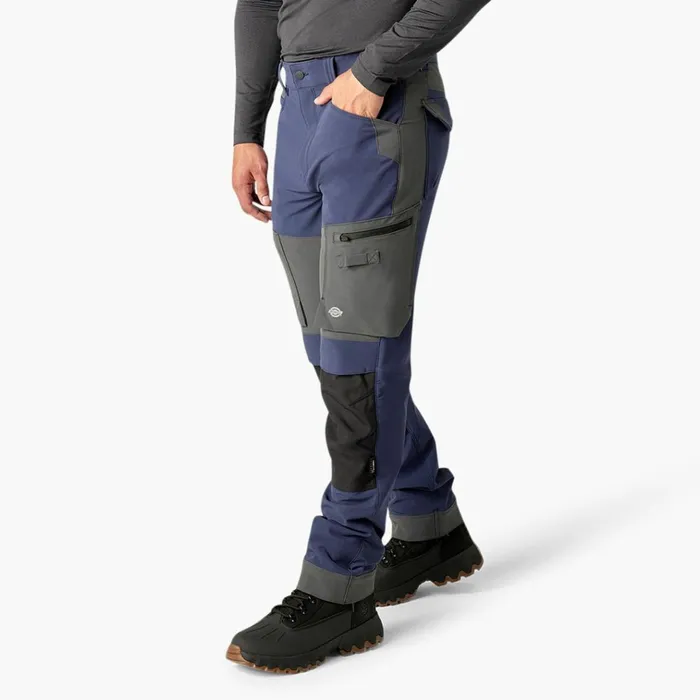 FLEX Slim Fit Double Knee Tapered Pants NavyCharcoal Navycharcoal ngk Men Dickies Double Knee FLEX Slim Fit Double Knee Tapered Pants NavyCharcoal Navycharcoal ngk Men Dickies Double Knee