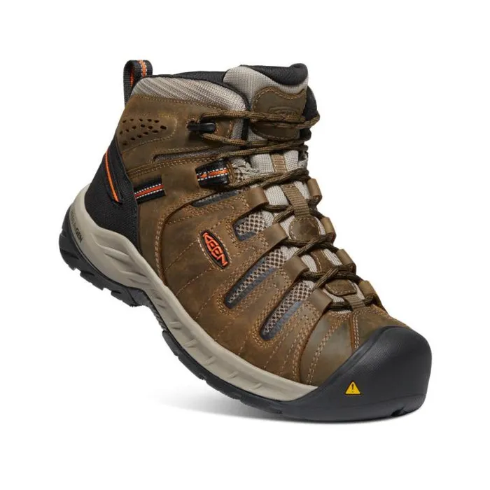 Flint II Boot Soft Toe Cascade BrownBurnt Ochre Men KEEN Boots Flint II Boot Soft Toe Cascade BrownBurnt Ochre Men KEEN Boots