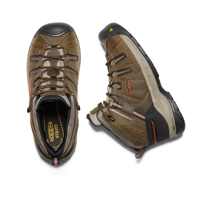 Flint II Boot Soft Toe Cascade BrownBurnt Ochre Men KEEN Boots Flint II Boot Soft Toe Cascade BrownBurnt Ochre Men KEEN Boots