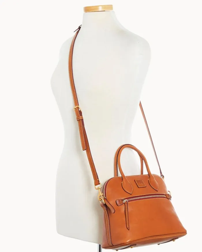 Florentine Domed Satchel Natural Women Dooney and Bourke Satchels Florentine Domed Satchel Natural Women Dooney and Bourke Satchels