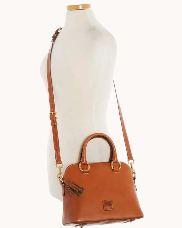 Florentine Domed Satchel Natural Women Dooney and Bourke Satchels Florentine Domed Satchel Natural Women Dooney and Bourke Satchels