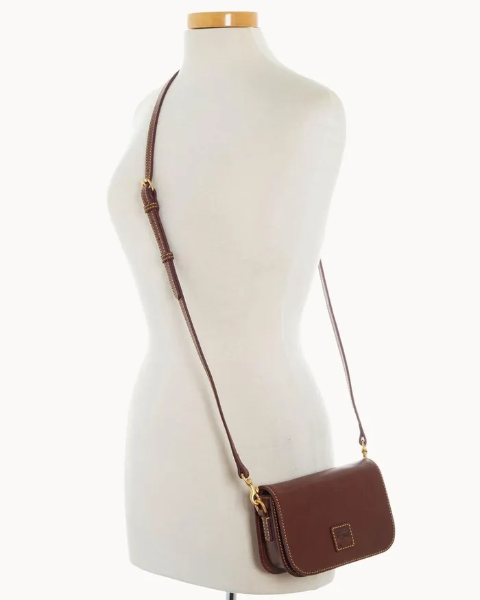 Florentine Kitty Crossbody Chestnut Women Dooney and Bourke Crossbodies Florentine Kitty Crossbody Chestnut Women Dooney and Bourke Crossbodies