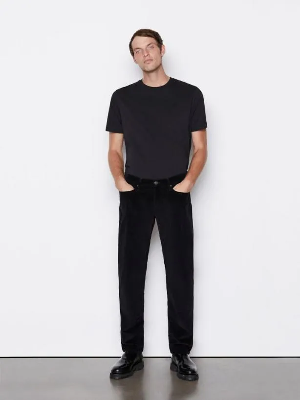Frame L039Homme Slim Corduroy In Noir Noir Men Pants and Shorts Frame L039Homme Slim Corduroy In Noir Noir Men Pants and Shorts
