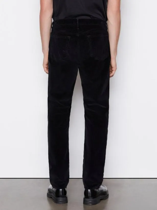 Frame L039Homme Slim Corduroy In Noir Noir Men Pants and Shorts Frame L039Homme Slim Corduroy In Noir Noir Men Pants and Shorts