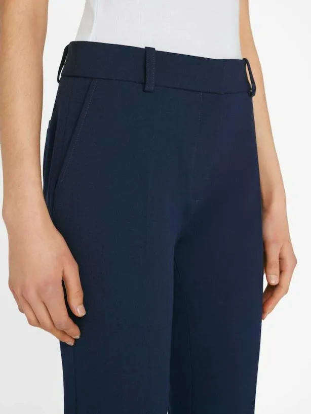 Frame Le Mini Boot Trouser In Navy Navy Women Pants