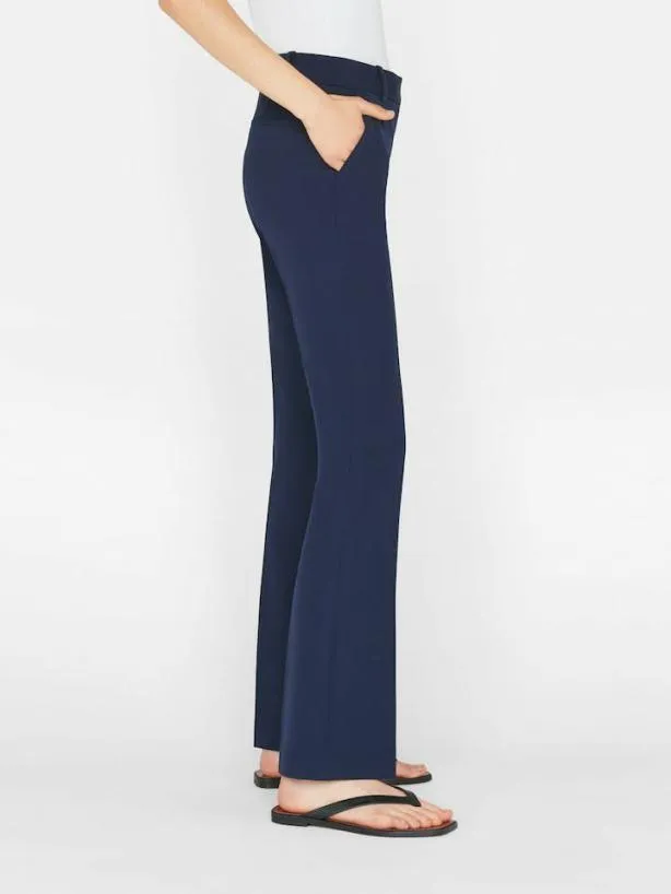Frame Le Mini Boot Trouser In Navy Navy Women Pants