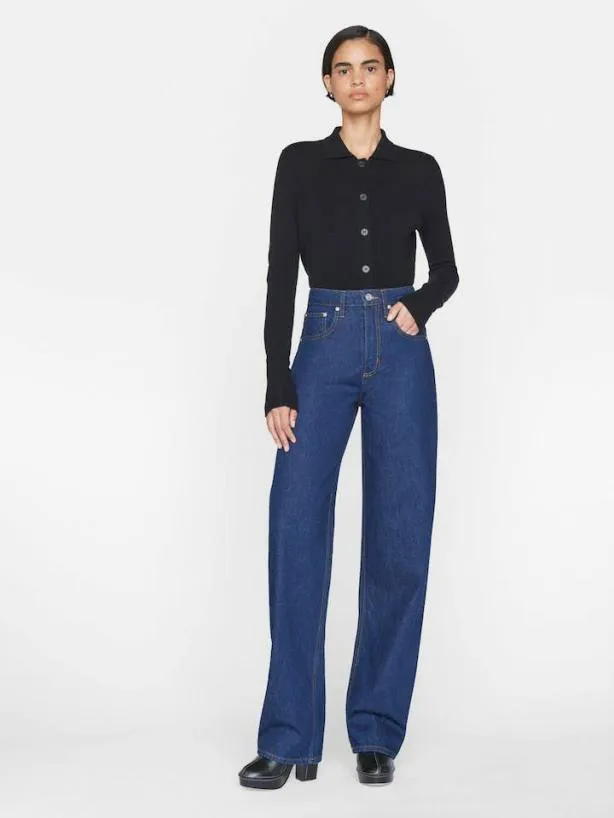 Frame Shrunken Cashmere Cardi In Noir Noir Women Sweaters Frame Shrunken Cashmere Cardi In Noir Noir Women Sweaters