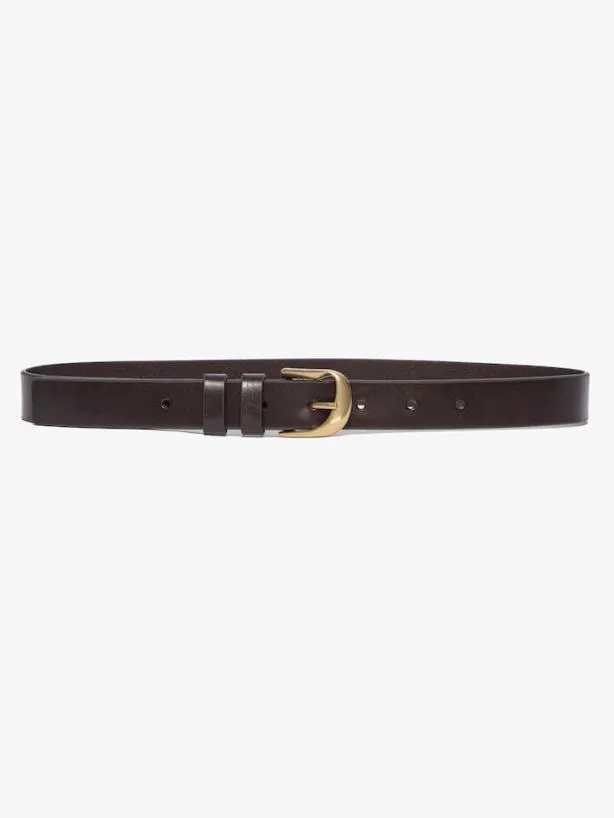 Frame Twist Buckle Belt In Espresso Espresso Women Accessories