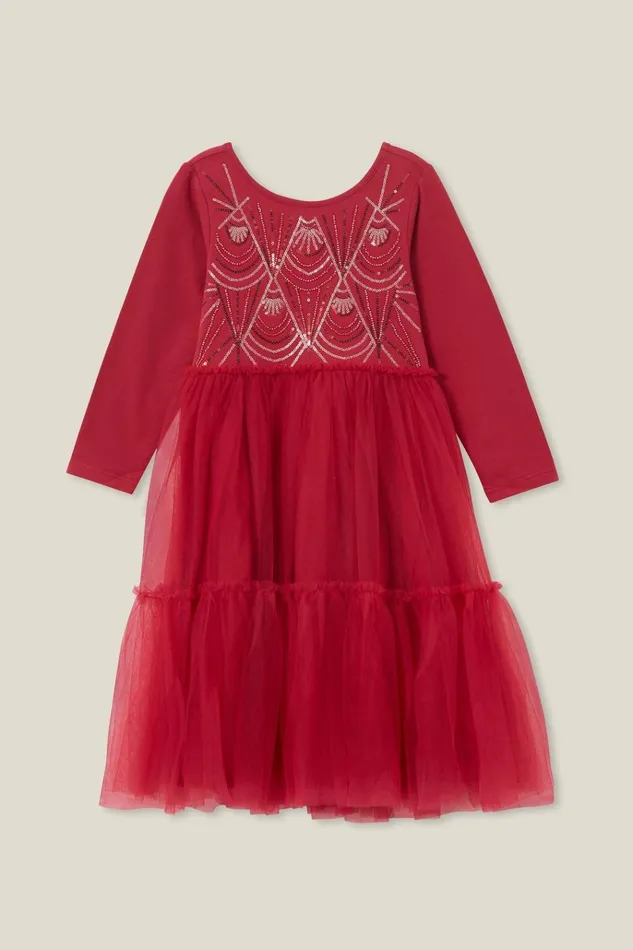 Girls Dresses Cotton On Iris Long Sleeve Dress Berrydeco Sparkle Girls Dresses Cotton On Iris Long Sleeve Dress Berrydeco Sparkle