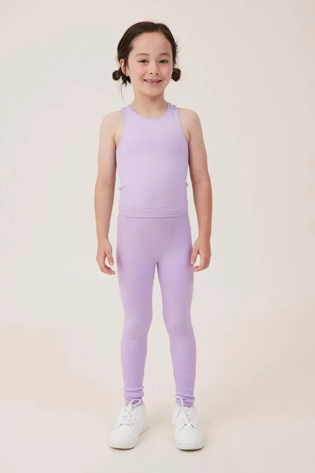 Girls Leggings Pants and Jeans Cotton On Imogen Seamfree Legging Lilac Drop Girls Leggings Pants and Jeans Cotton On Imogen Seamfree Legging Lilac Drop