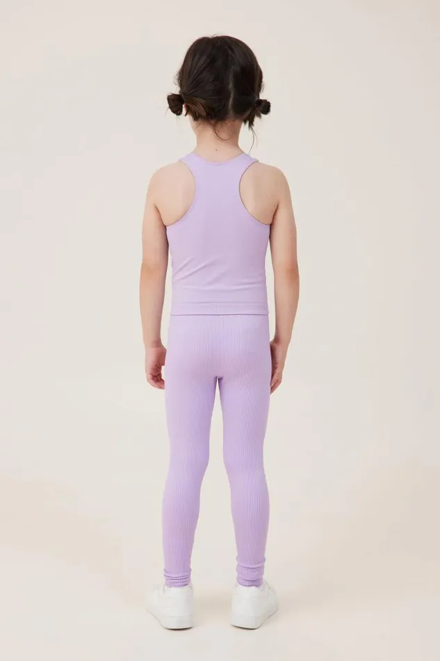Girls Leggings Pants and Jeans Cotton On Imogen Seamfree Legging Lilac Drop Girls Leggings Pants and Jeans Cotton On Imogen Seamfree Legging Lilac Drop