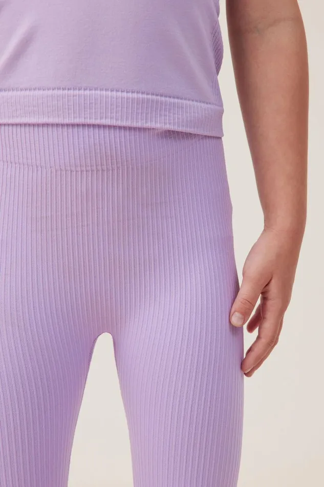 Girls Leggings Pants and Jeans Cotton On Imogen Seamfree Legging Lilac Drop Girls Leggings Pants and Jeans Cotton On Imogen Seamfree Legging Lilac Drop
