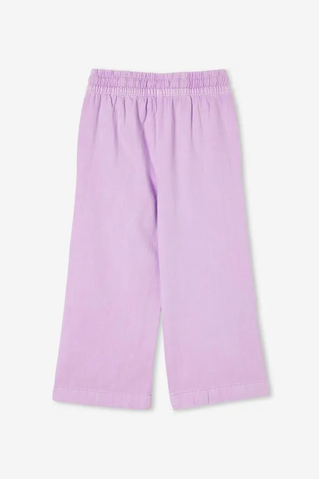 Girls Leggings Pants and Jeans Cotton On Kirsty Wide Leg Jean Lilac Drop Girls Leggings Pants and Jeans Cotton On Kirsty Wide Leg Jean Lilac Drop