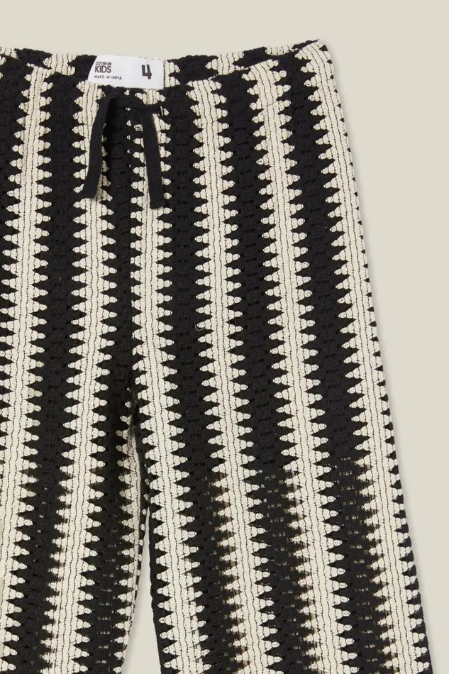 Girls Leggings Pants and Jeans Cotton On Morgan Pant Blackvanilla Stripe Girls Leggings Pants and Jeans Cotton On Morgan Pant Blackvanilla Stripe