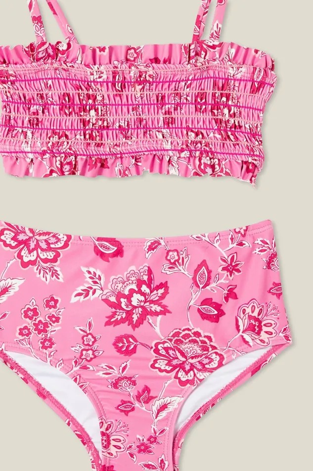 Girls Swimwear Cotton On Elsie Bikini Pink Gerberafrida Folk Floral Girls Swimwear Cotton On Elsie Bikini Pink Gerberafrida Folk Floral