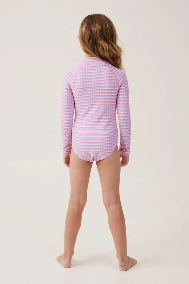 Girls Swimwear Cotton On Lydia One Piece Multi Stripe Girls Swimwear Cotton On Lydia One Piece Multi Stripe