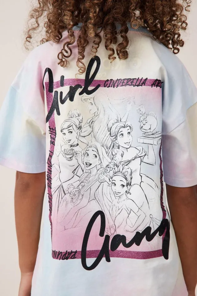 Girls Tops and TShirts Cotton On License Drop Shoulder Short Sleeve Tee Lcn Dis Girl Gangtie Dye Girls Tops and TShirts Cotton On License Drop Shoulder Short Sleeve Tee Lcn Dis Girl Gangtie Dye