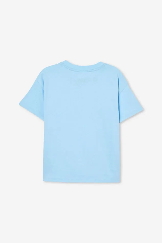Girls Tops and TShirts Cotton On License Drop Shoulder Short Sleeve Tee Lcn Mat Barbie Los Angeles 59sky Haze Girls Tops and TShirts Cotton On License Drop Shoulder Short Sleeve Tee Lcn Mat Barbie Los Angeles 59sky Haze